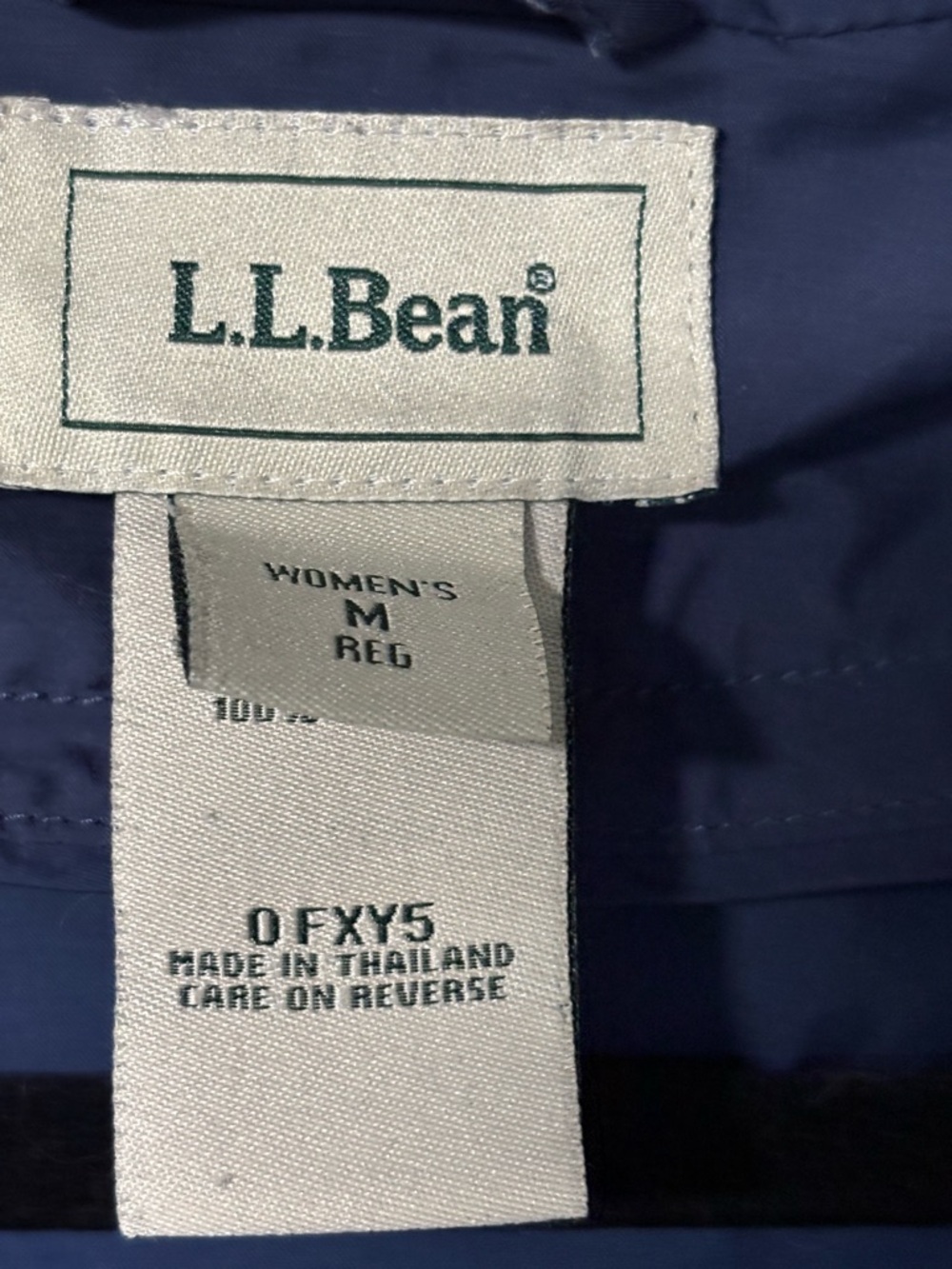 L.L. Bean Navy Hooded Utility Jacket - Picture 2 of 12